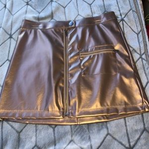 Gold Urban Outfitters Skirt